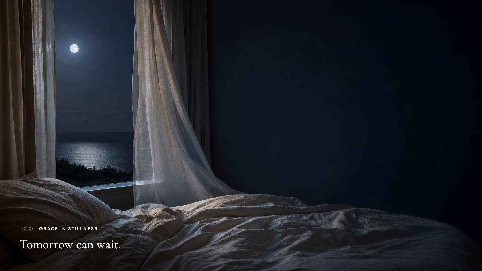 Tomorrow can wait. · Desktop